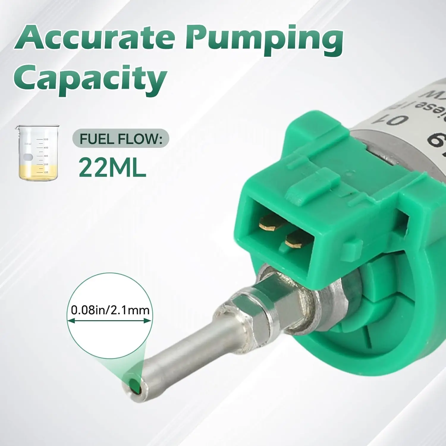 Bomba de combustível 12V 22ML com filtro duplo para aquecedor Eberspacher Airtronic D2 D4 D5, 2KW 3KW 5KW