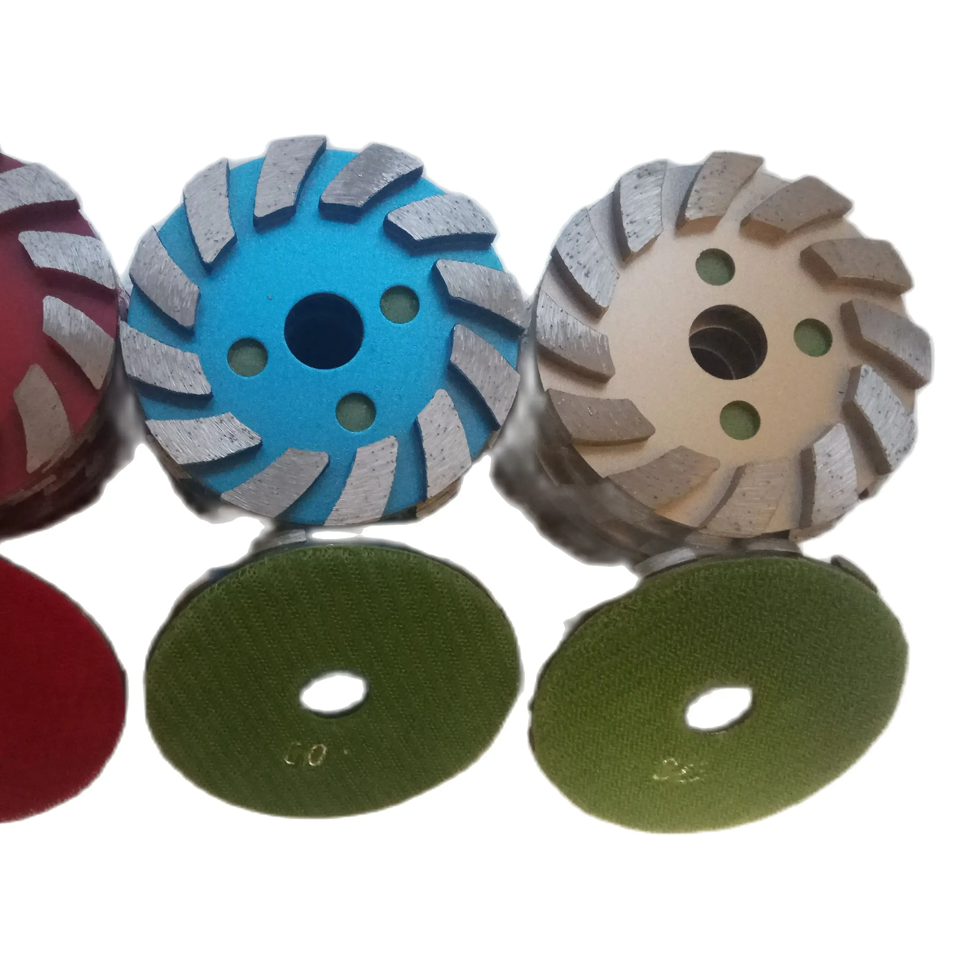 Herramientas de diamante de unión de Metal, disco de rueda de corte, almohadilla de pulido para máquina pulidora de hormigón, 4 pulgadas, 100mm