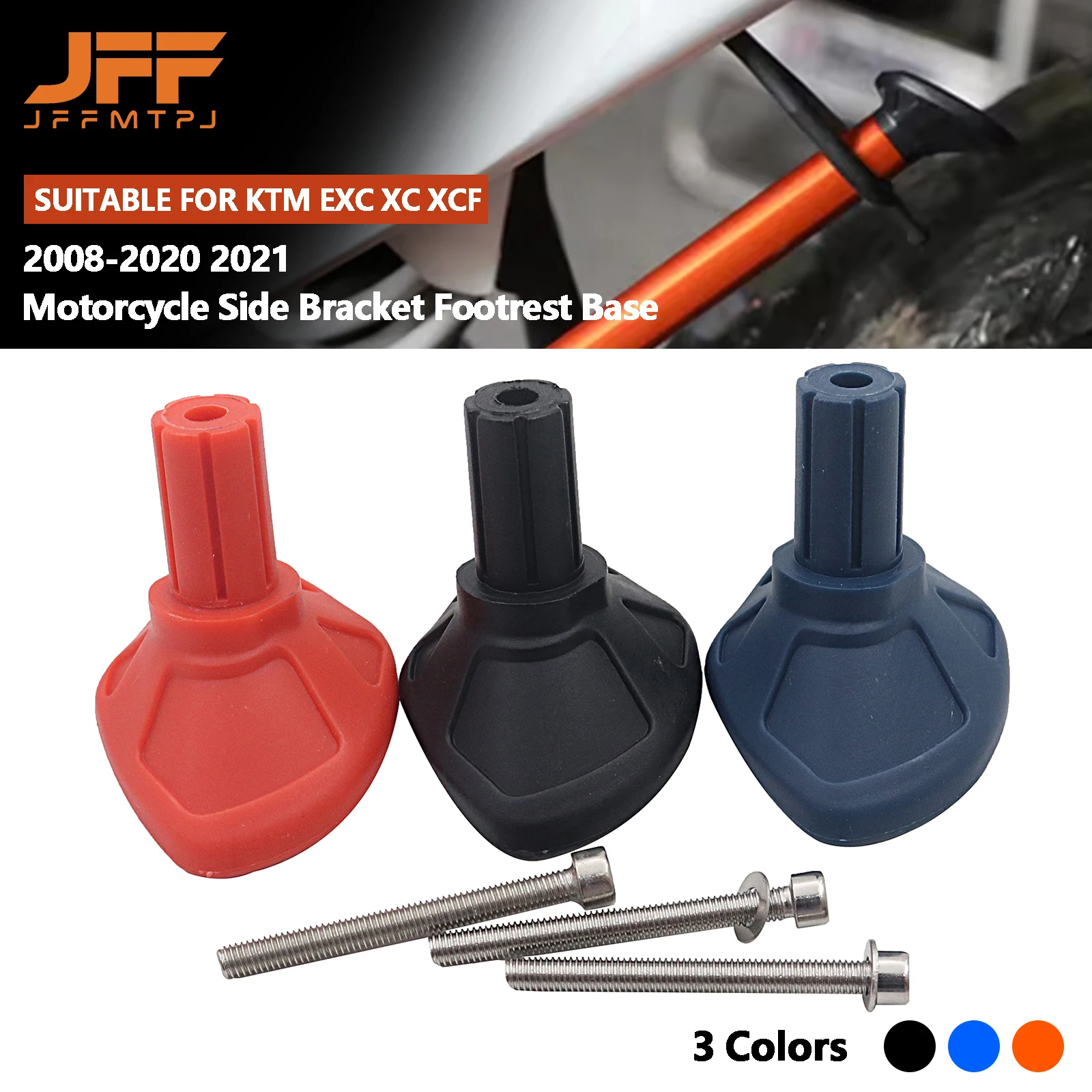 Motorcycle ABS Plastic Side Stand Kick Stand Base Foot for KTM 125 200 250 300 350 450 500 530 XC EXC XCW XCF 2008-2020 2021