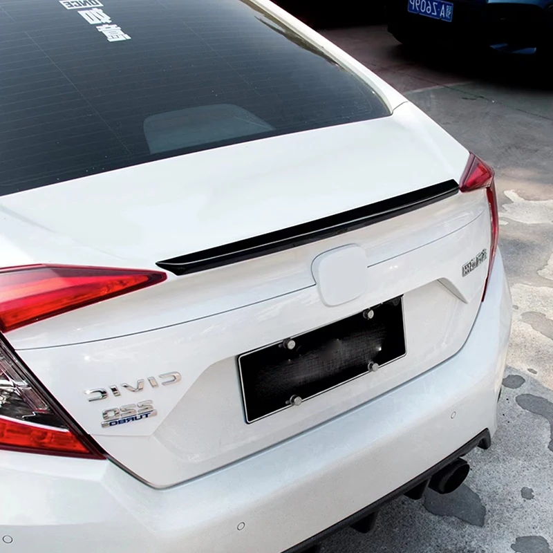 

Car Accessories Body Kit Styling Rear Trunk Wing Spoiler Wing Refit Trim For Honda Civic 10th Gen Sedan 2016 2017 2018 2019 2020