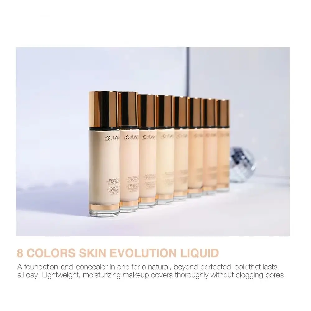 Light Concealer Foundation Liquid Foundation Contour Highlighters Gesichtsbronzer Gesichtskonturflüssigkeit Vollständige Abdeckung