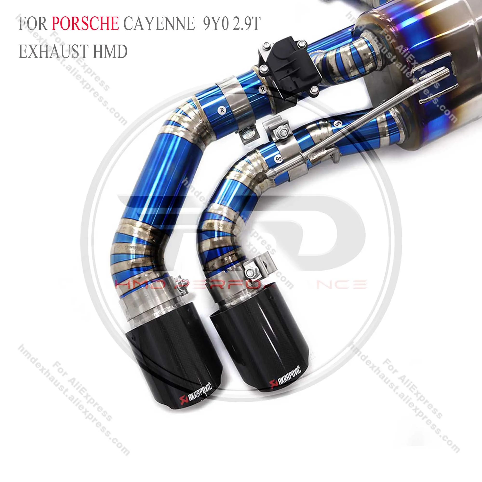 

HMD High Flow Performance Catback For Porsche Cayenne 9Y0 2.9T Exhaust System Titanium Alloy With Valve Racing Pipe