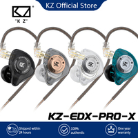 KZ EDC Earphone HIF Bass Wired Headphones With Mic Ear Hook Sports Noise Cancelling Earbuds Monitor Gaming Headset KZ ZEX Pro