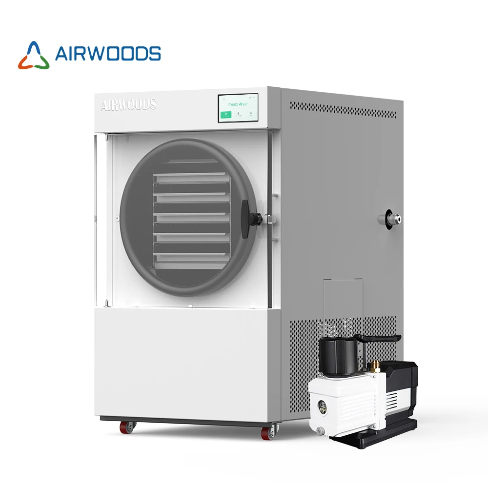 4Kg Mini Capacity Home Use Small Fruits Candy Food Freeze Drying Machine Lyophilizer Vacuum Dryer