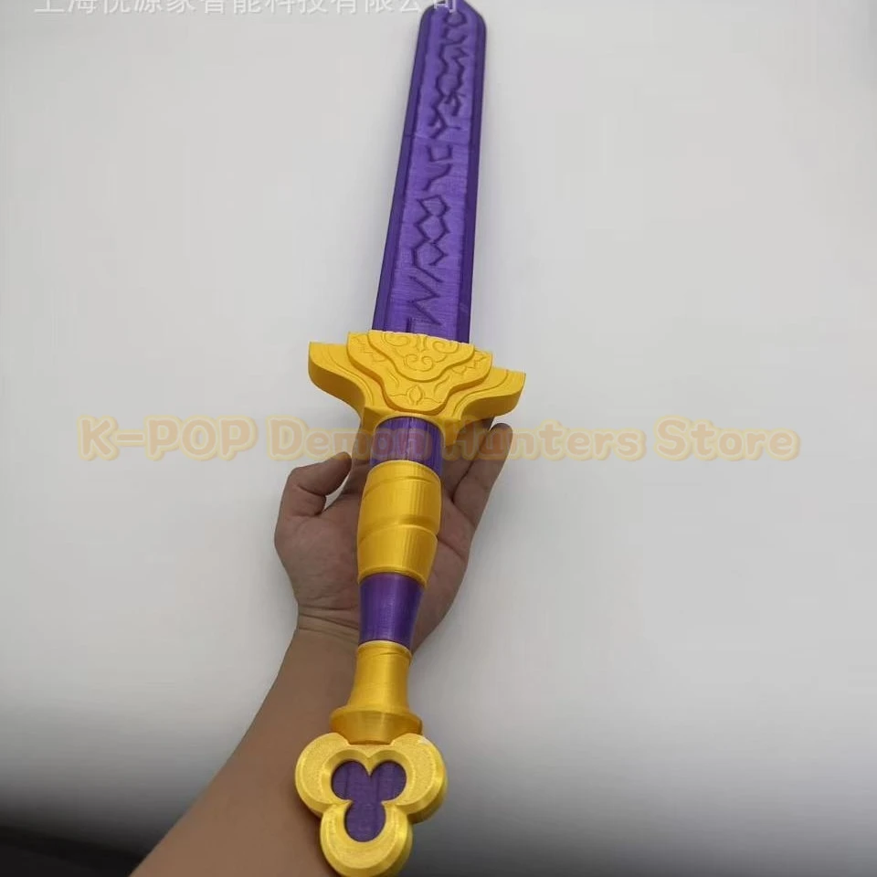 رومي السيف Kpop شيطان هنتر تأثيري حلي اكسسوارات الأسلحة الأسلحة السيف الطويل الأرجواني السيف هالوين كرنفال البدلة الدعائم