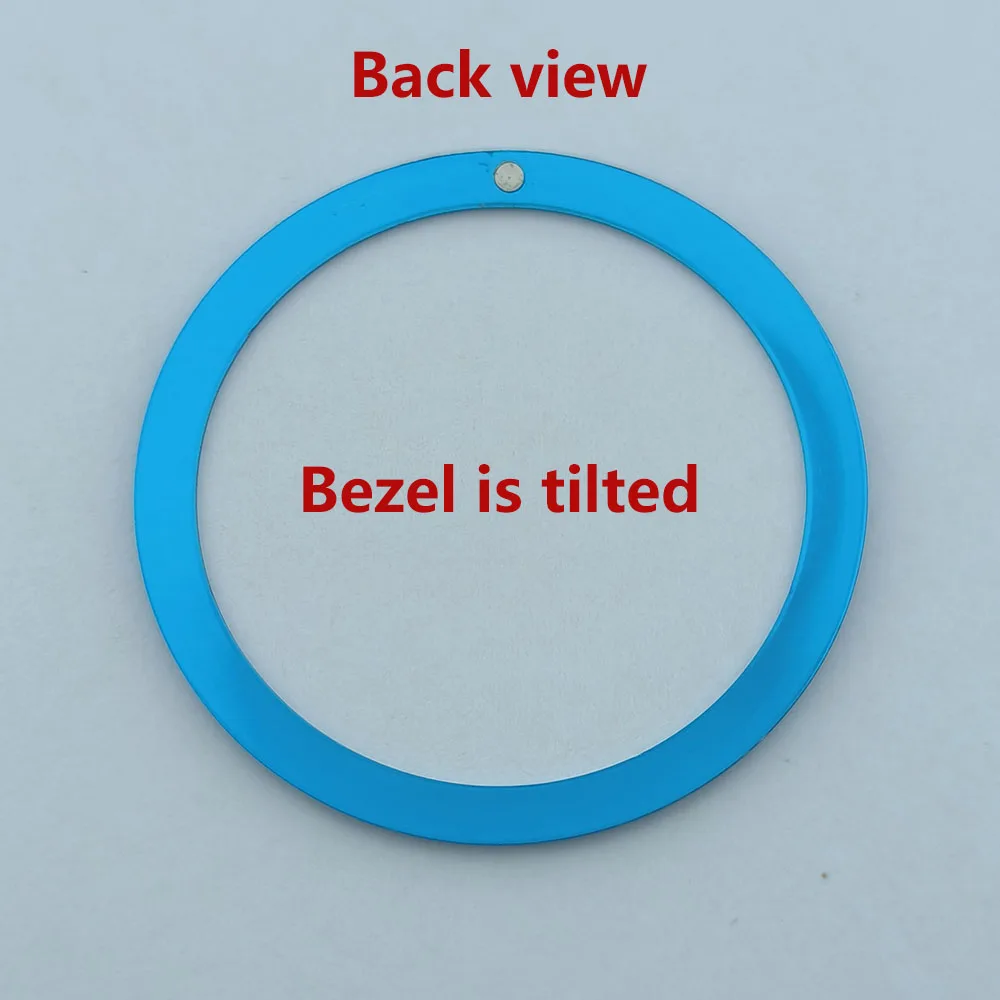 GMT bisel Retro de inserción de aluminio para reloj, herramienta de reparación de accesorios de 40mm, 36,5mm