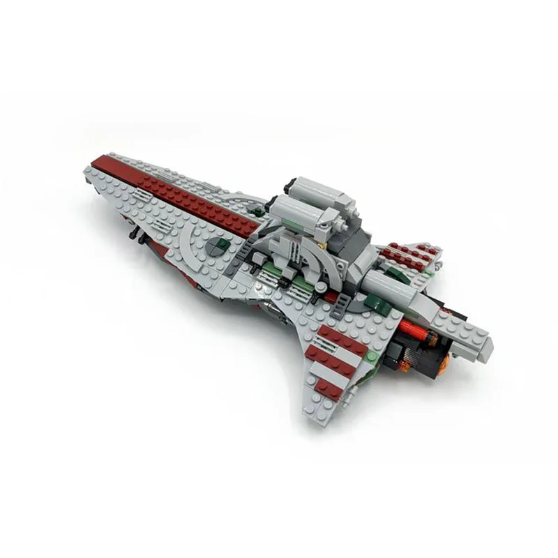 -37121 MOC-141584 Set Republic Ship Attack Cruiser Model Bricks Compatible 8039 Spaceship Building Blocks Toys for Kids 75312