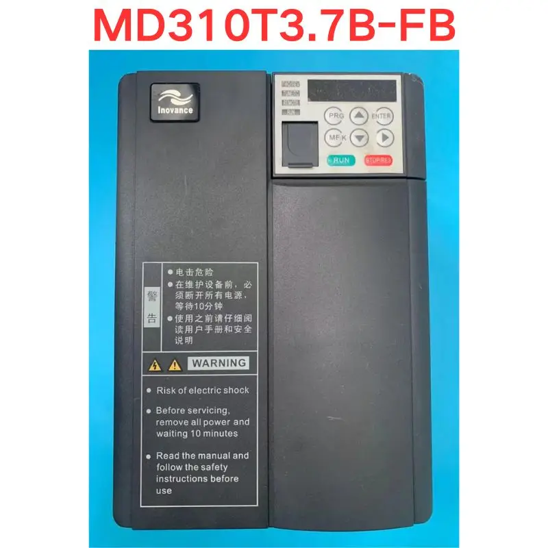 Used Inovance MD310T3.7B-FB Frequency converters 3.7KW Functional test OK