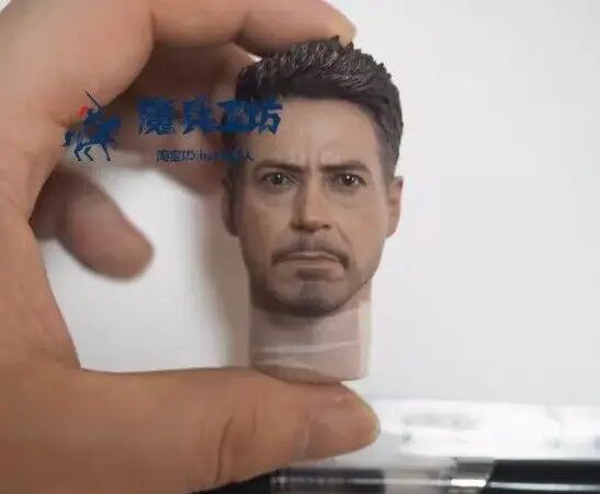 

Hottoys HT MMS537 1/6th Head Sculpt Model for 12'' Figure Tony Stark Team Suit