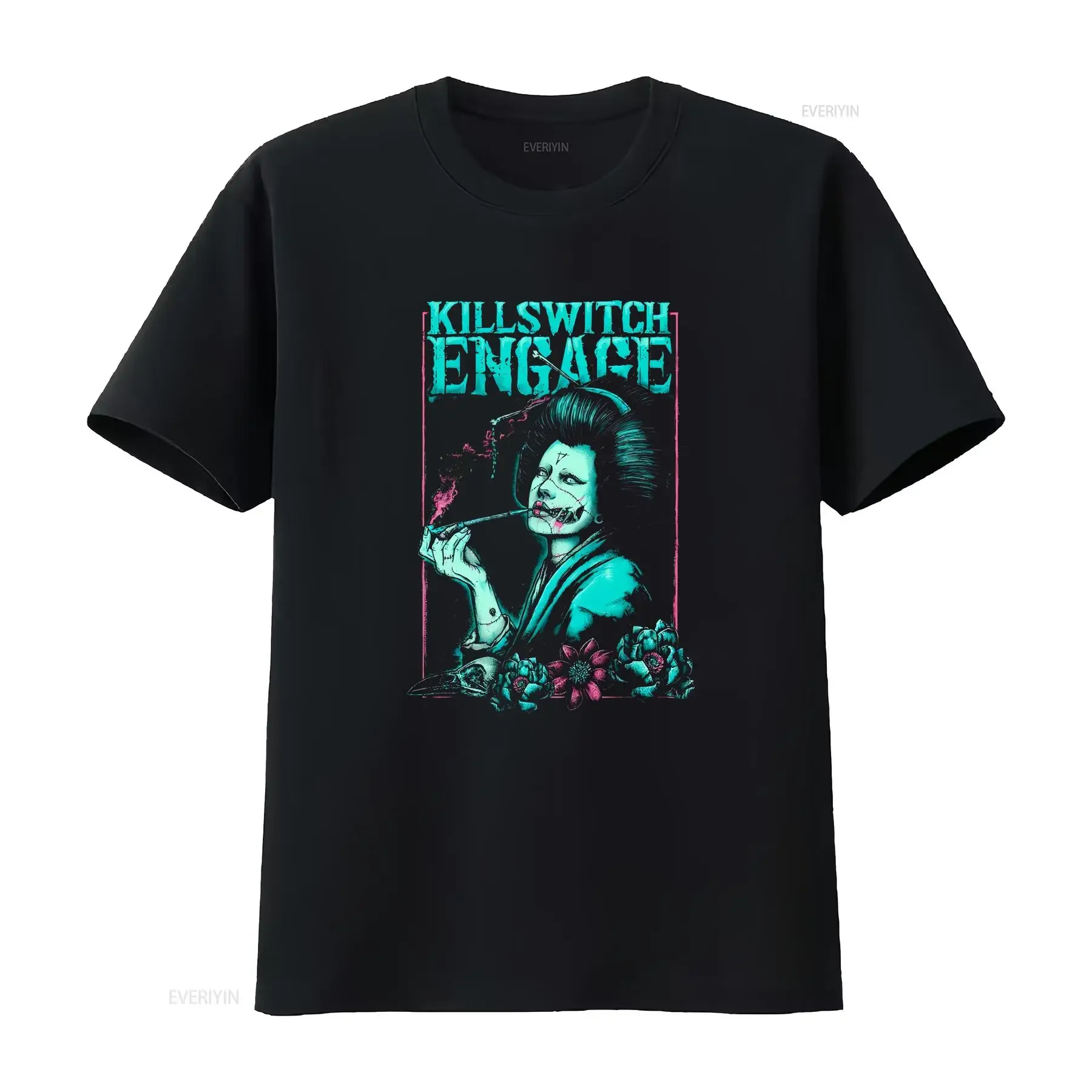 

Killswitch Engage S 4XL Black T Shirt Gifl For Fan NL1592 vintage Washed Casual Stretched homme graphic streetwear Stylish
