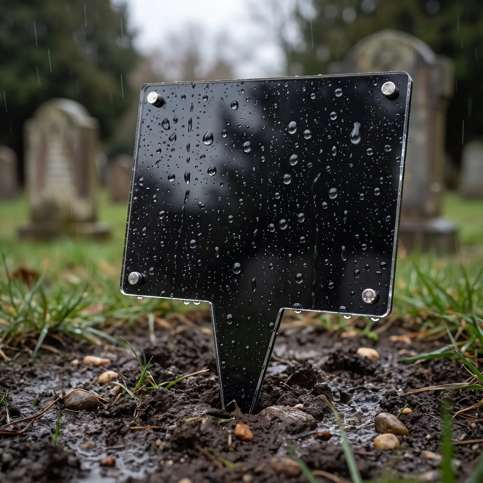 Heavy Duty Waterproof Photo Frame for Graves Outdoor Cemetery Memorial Display Uv Protected Scratch Resistant Acrylic Frame