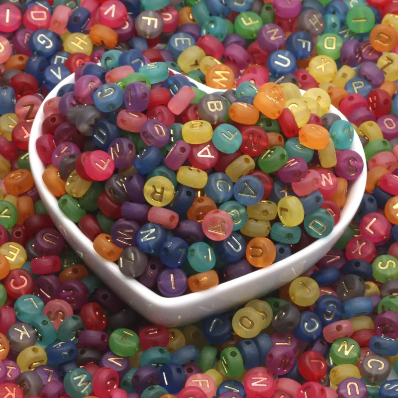 حروف متنوعة من الخرز الأكريليكي لصنع المجوهرات ، مسطحة ، دائرية ، غير لامعة ، أبجدية ، أساور تصنعها بنفسك ، قلادة مصنوعة يدويًا ، 7, من من من من من الأكريليك من من من من من من من من من من من من من من من من من من من من من من من من من من من من من من من من من من من من من من من #5