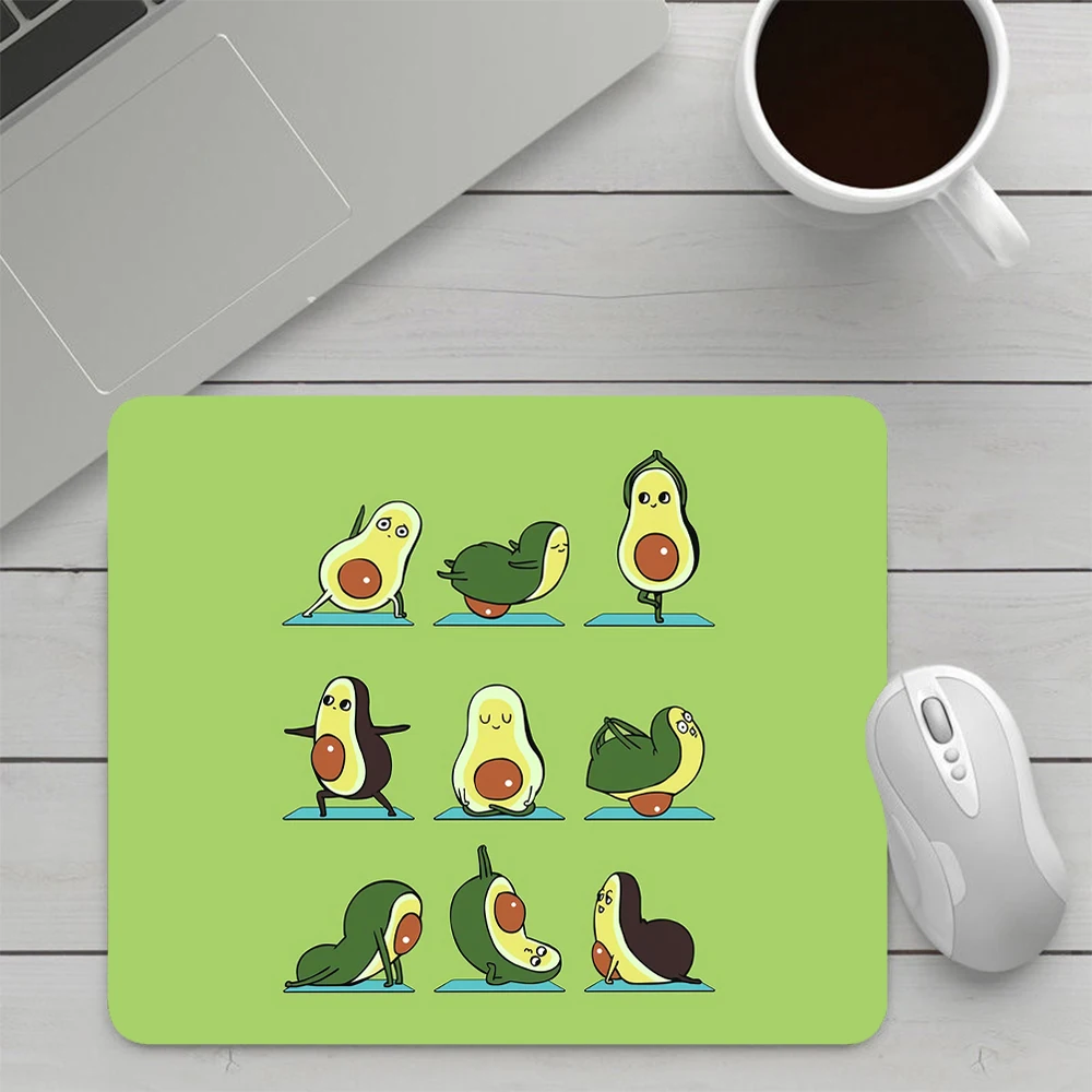 Avocado Aesthetic Fruit Small Gaming Mouse Pad Computer Mousepad PC Gamer Mouse Mat Laptop Office Mausepad Keyboard Mat Desk Pad