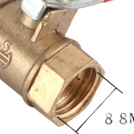 Dual Female Thread Pneumatic Ball Valve Long Term Usage Suitability High Durability Construction For Pneumatic Systems