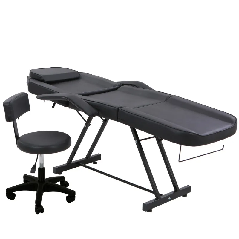 

Modern Design Salon and Spa Furniture Spa Bed Reclining Facial Eyelash Extension Bed Beauty Tattoo Massage
