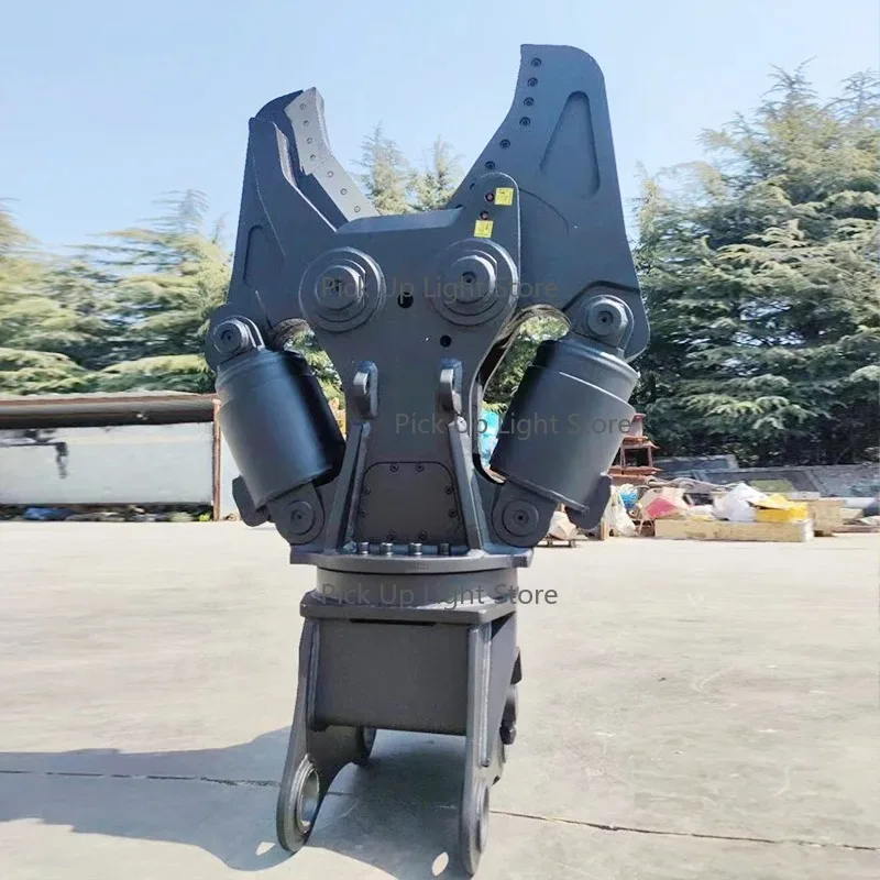 Hydraulic Scissors Double-Cylinder Hydraulic Scrap Metal Shear Machine With Motor For 20-30 Ton Construction Machinery