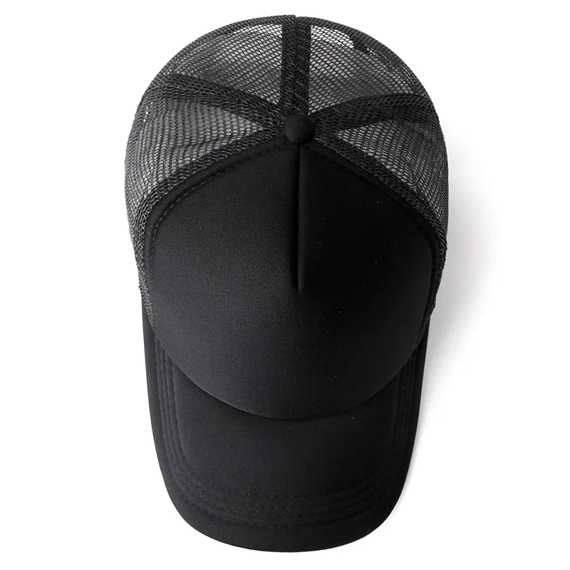 Unisex Cap Männer lässig Plain Mesh Baseball Cap verstellbare Snapback Hüte für Frauen Männer Hut Hip Hop Trucker Cap Streetwear Papa Hüte