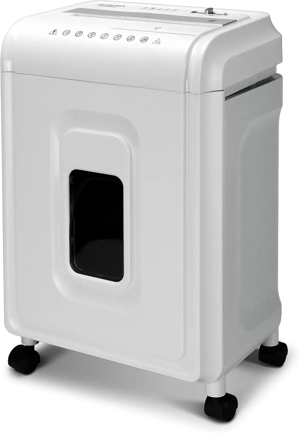 

12-Sheet Crosscut Paper Shredder with Anti-Jam, CD/Credit Card Shredder, 4-Gallon Pullout Bin