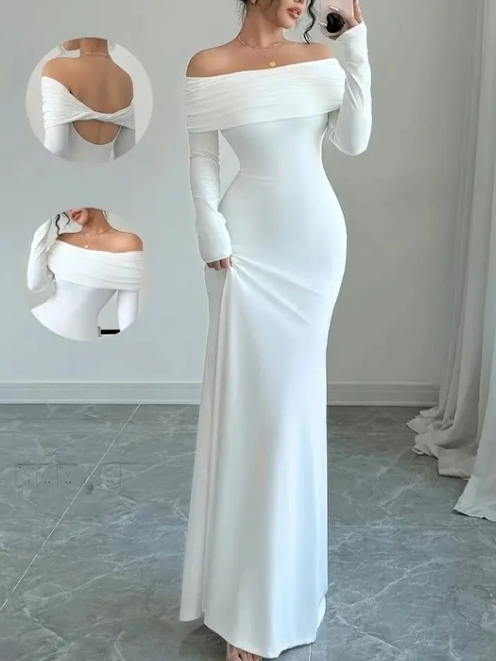 

Dubai Modest Elegant Customize Formal Occasion Simply Prom Dresses Floor-Length Evening Party Gowns فستان مناسبات