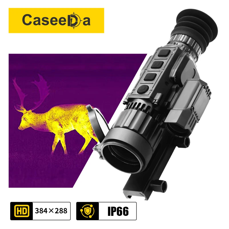 Thermal Monocular With Laser Range Finder 50mm Lens Thermal Scope 384*288 TS350L Night Vision Monocular With WiFi And PIP