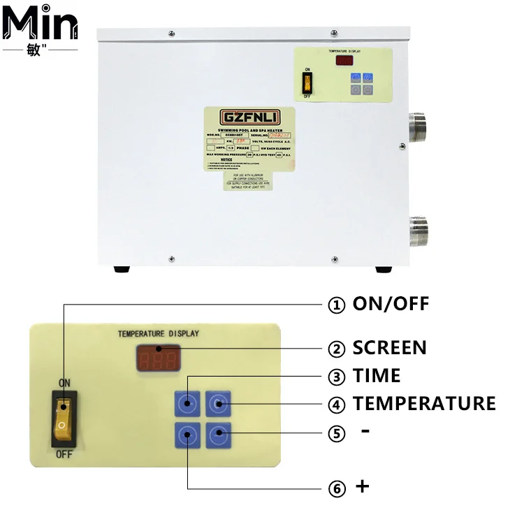 Factory Supply Energy Saving Swimming Pool Heat Pump Constant Temperature Water Heater Circulation Pump Equipment