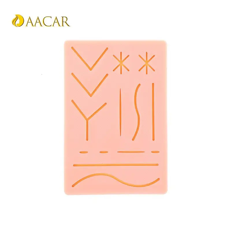 

Многоразовые медицинские хирургические практики черепно-моделирование раны обучение Учебная модель комплект для наложения швов Pad силиконовые Поддельные кожаные шов