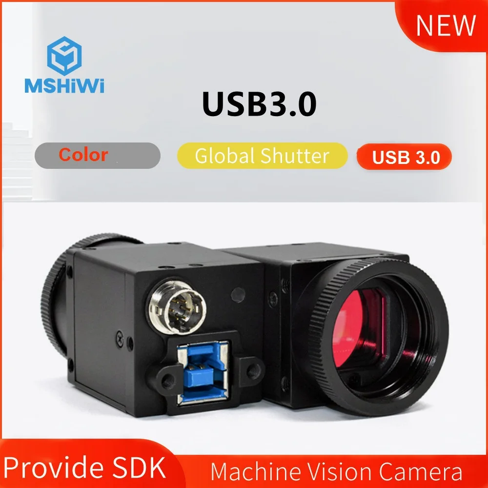 High Speed USB 3.0 Industrial Camera Color Global Shutter Machine Vision Camera Provide SDK Windows Linux Demo Python