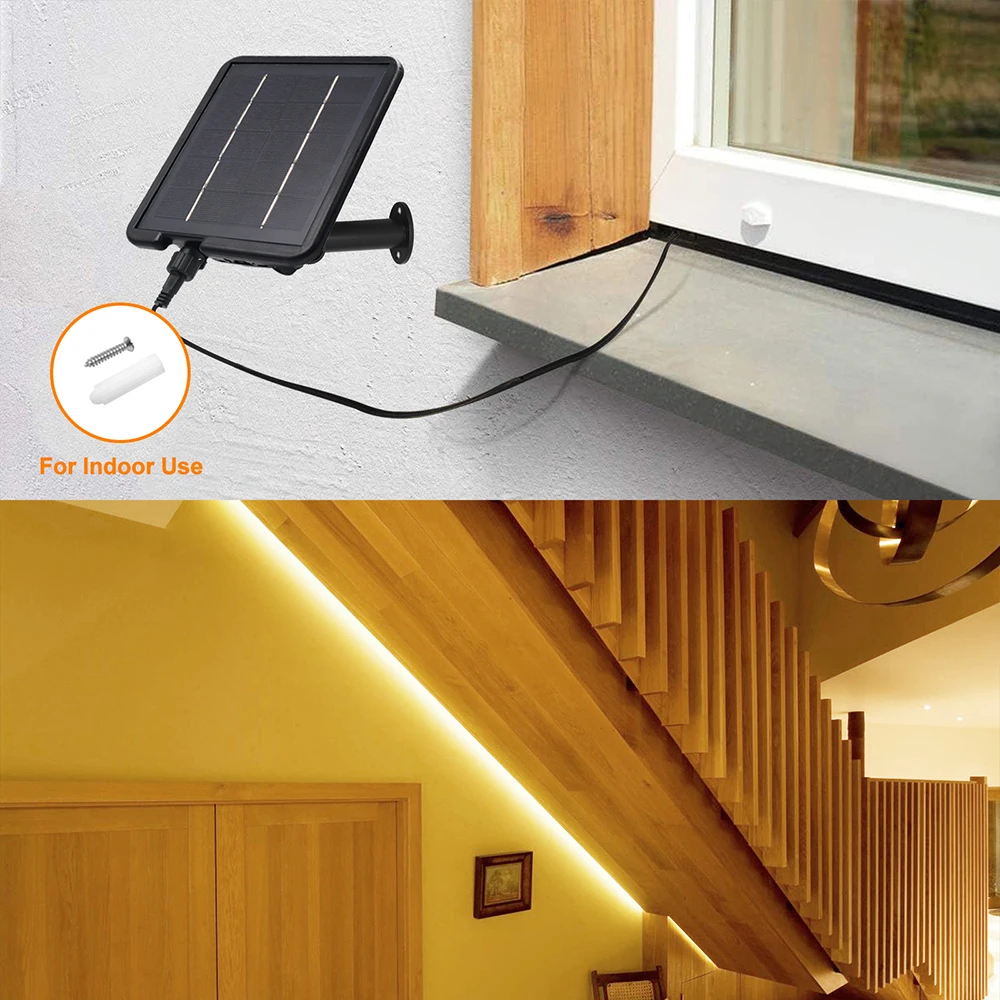 24V LED Lampu Neon Strip Tenaga Surya Tahan Air 8 Mode 320LED/M Lampu Fleksibel IP68 Pesta Taman Dekorasi Luar Ruangan 0.5M 1M 2M 3M 5M