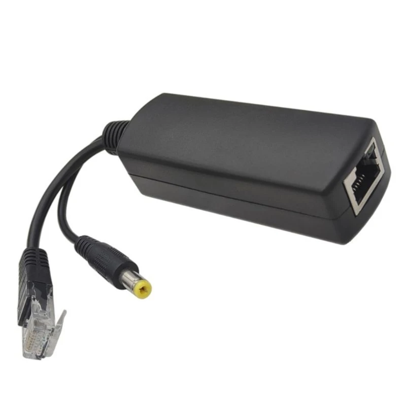 PoE Splitter POE Power Module Converters with RJ45 Output DC5521 Input, Reliable Energy for Electronics Dropship