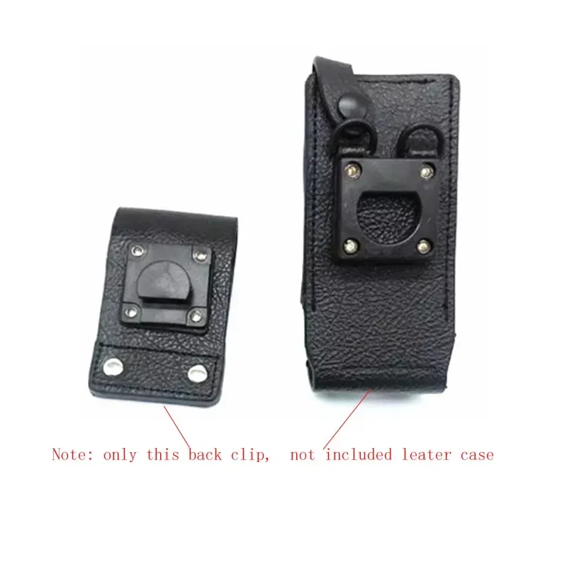 Walkie Talkie Leather Back Clip for Motorola MTP3150 MTP3200 MTP3250 MTP3500 MTP3550 Protective Sleeve Holster Shoulder Case Bag