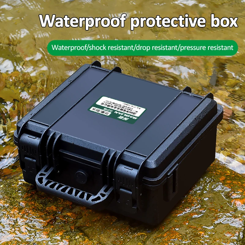 Waterproof Hard Carry Case Bag Tool Box With/No Sponge Storage Box Safety Protector Organizer Hardware Toolbox Plastic Tool Case