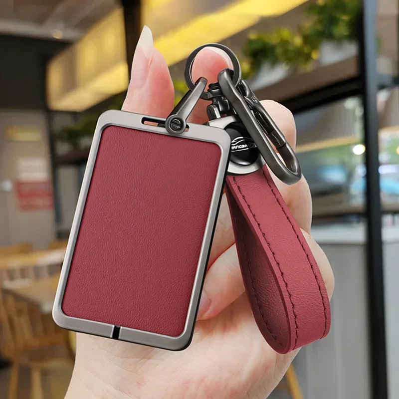 

Car NFC Card Holder Key Logo Case Cover Keyless Shell Fob Protector Keychain For Changan AVATR 11 2022-2024 Interior Accessories