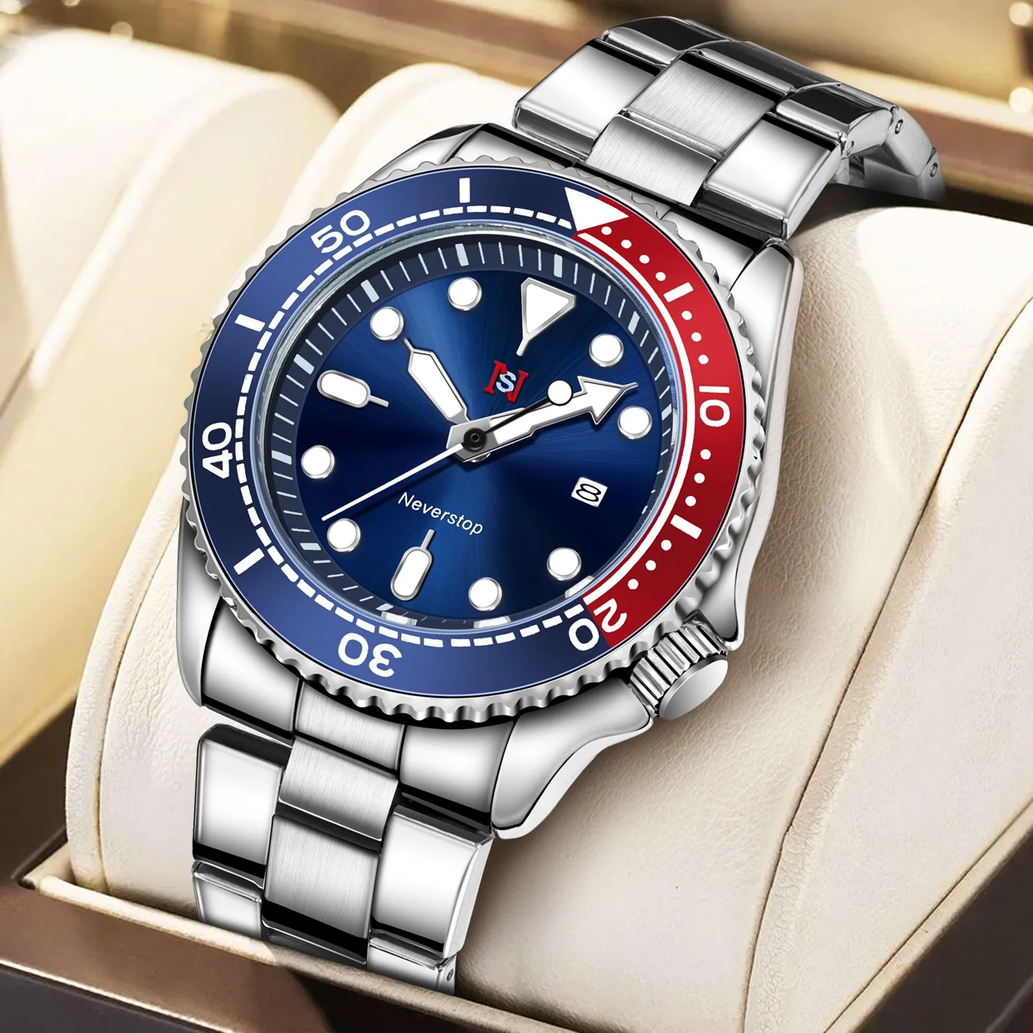 

Роскошные мужские простые наручные часы, повседневные кварцевые мужские часы со стальным ремешком, модные трендовые часы для мужчин montre homme