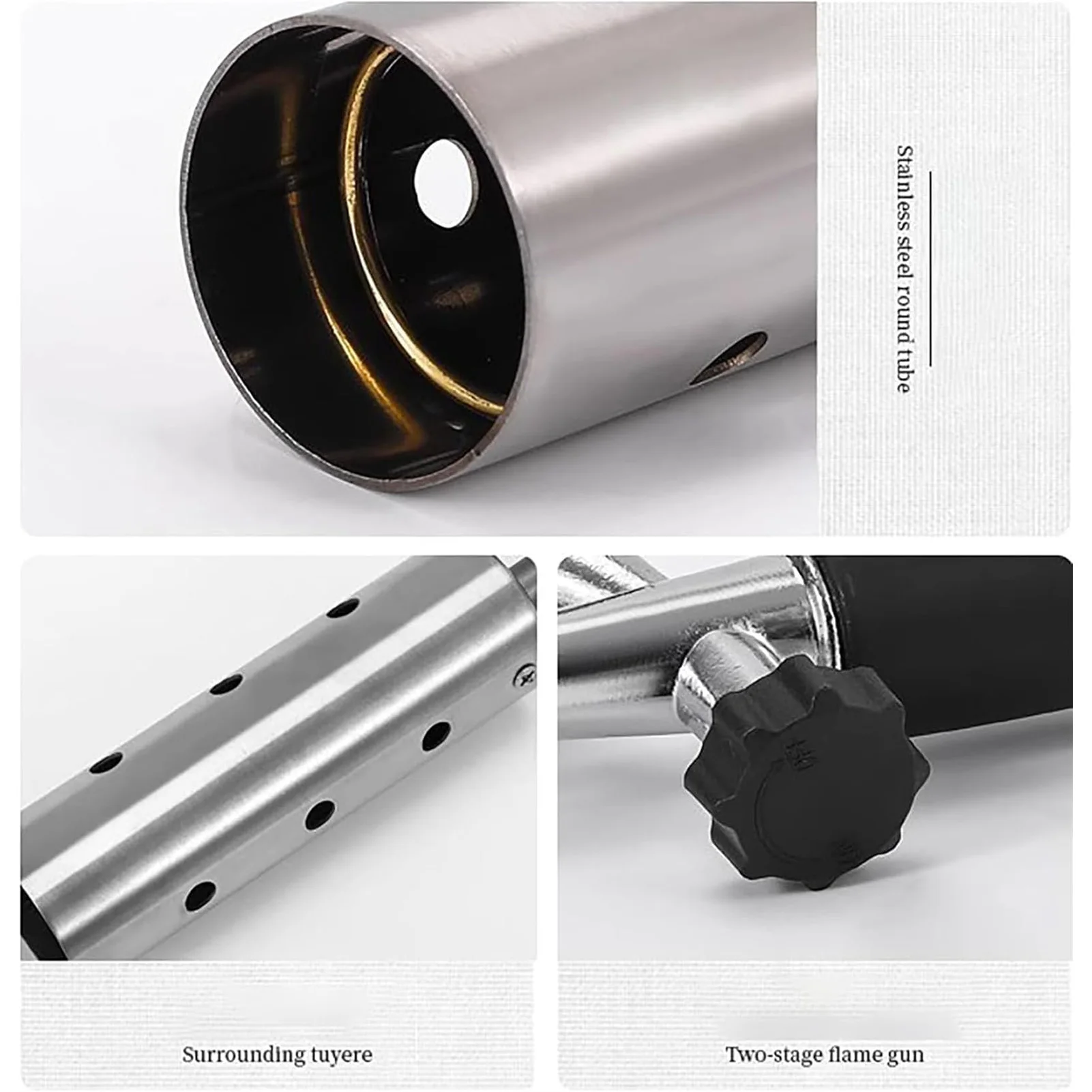 Reusable Long Arm Weed Burner Outdoor Grass Burner Torch for Weeding Fire Starting BBQ Camping Gas Powered Garden Tool