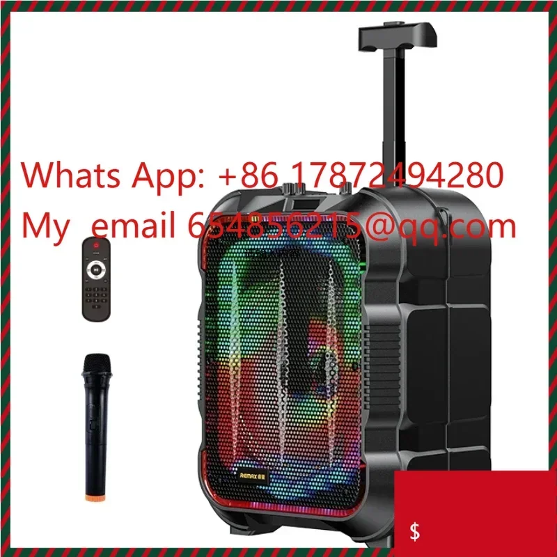 Portable Outdoor Bluetooth Speaker 5.3, 10000mAh Battery, Floor Standing Design, Built-in Microphone, Heavy-Duty & Wholesale