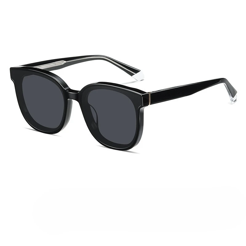 

New Fashion Outfit Party Party Sun Protection Sun Protection Sunglasses Temperament Plus Point Style Vertical Sunglasses 6608
