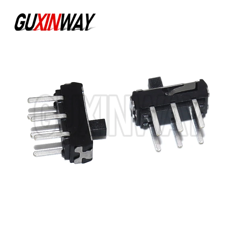 10PCS MSS22D18 Mini Miniature DIP Slide Switch 2P2T 6Pin Handle High 2MM For DVD Switch