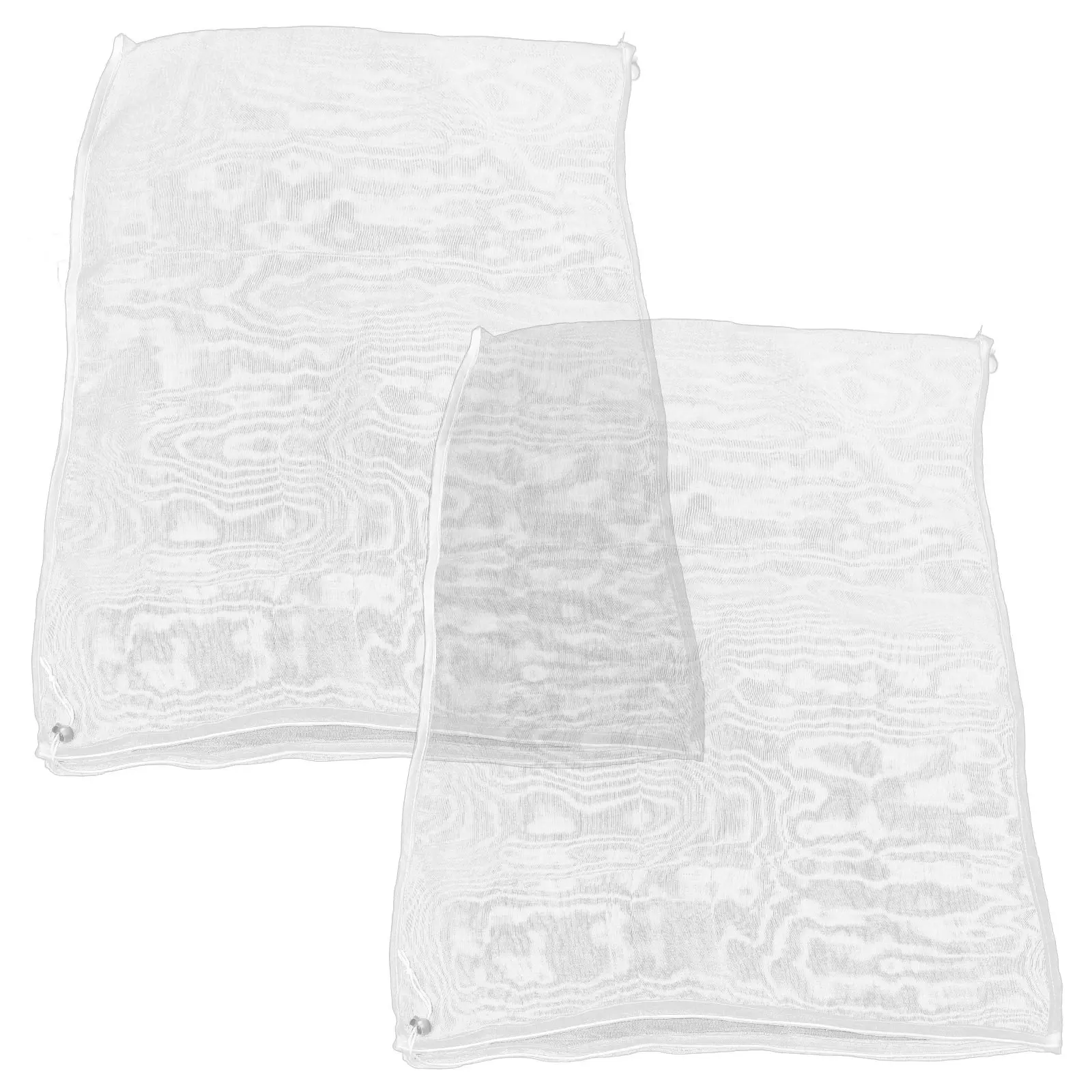 

2Pcs Plant Protection Net Garden Netting for Birds and Small Animals Breathable Mesh Cover Adjustable Drawstring for Tomatoes