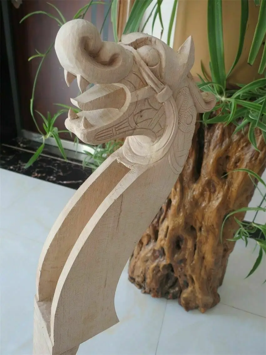 Musical instrument part Hand-made double bass neck 3/4,dragon carving