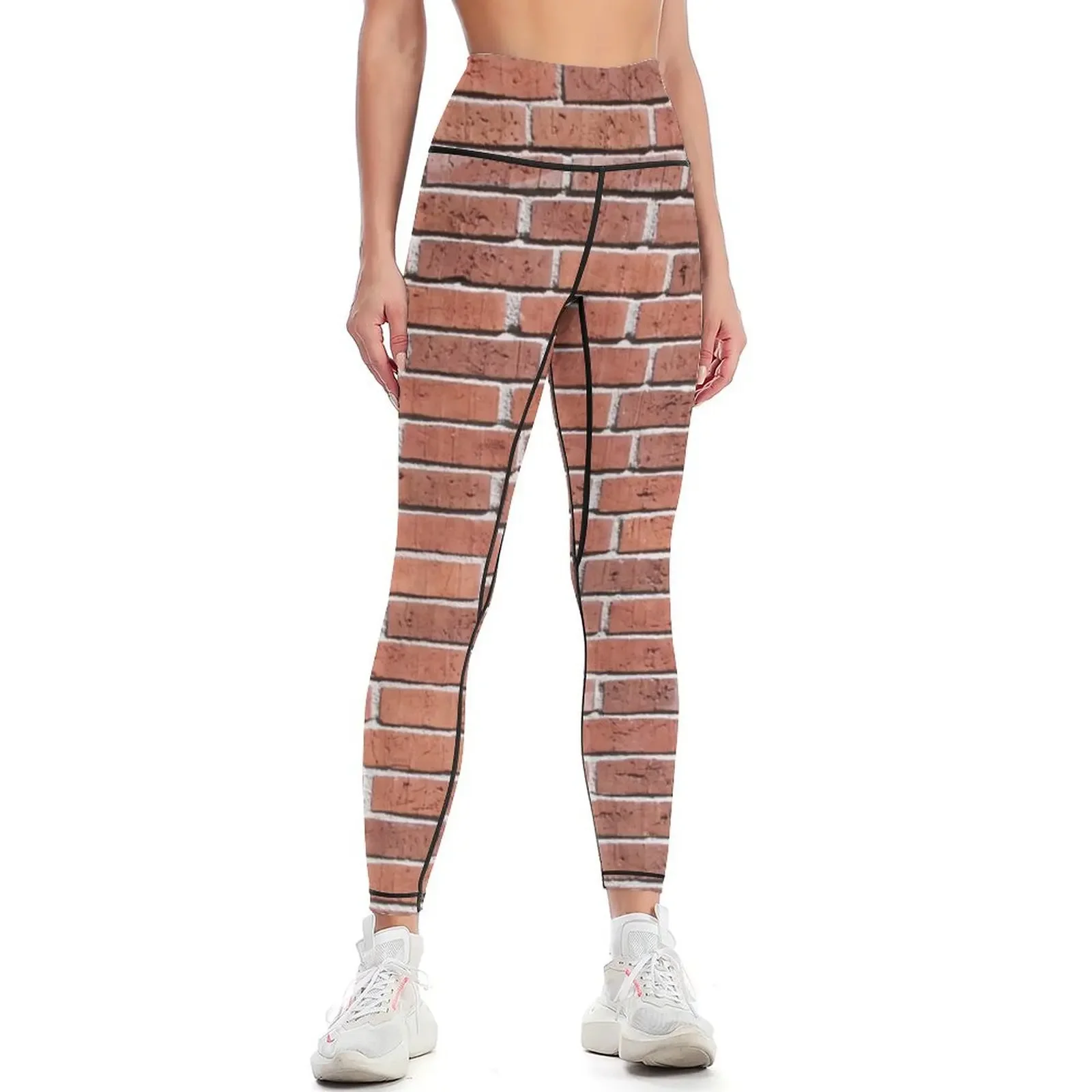 

Brick wall pattern : Red Brick Wall Leggings for girls sporty woman gym sports woman gym Women sports Womens Leggings