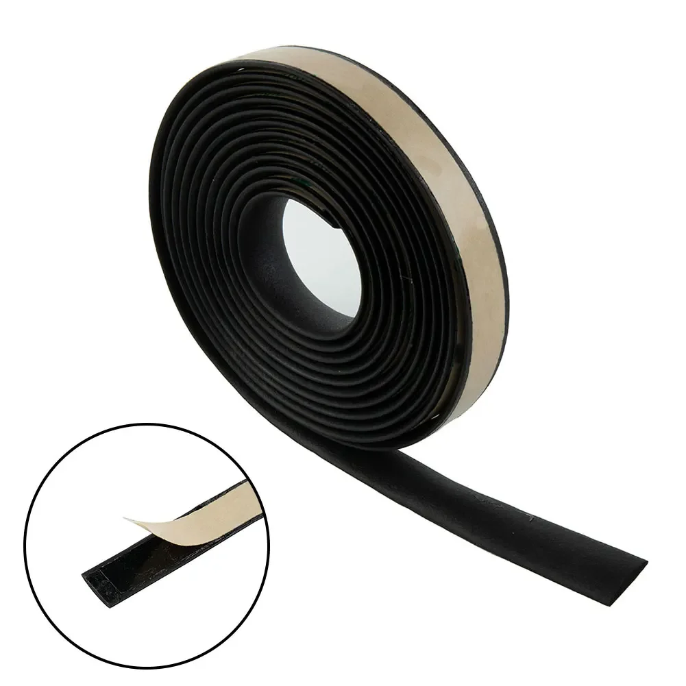 

1pc Car Sealing Strip Weatherstrip Black Decorative Windshield Leakproof Protective Shock Absorption Waterproof