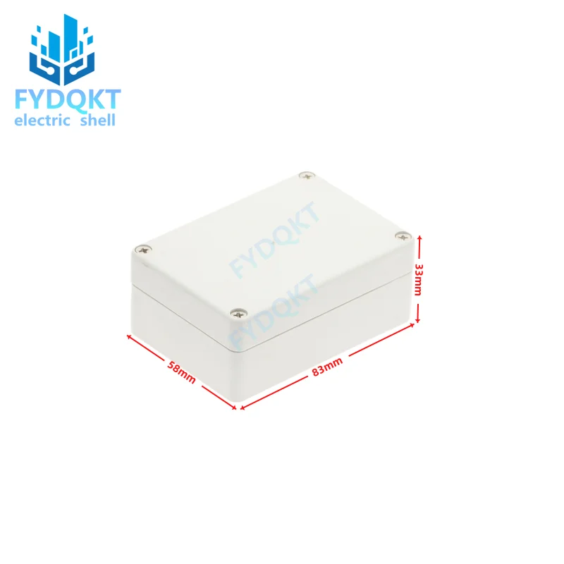 1Pcs Waterproof Connector Box 85x58x35mm ABS Electronic Plastic Case for Security Power Supply