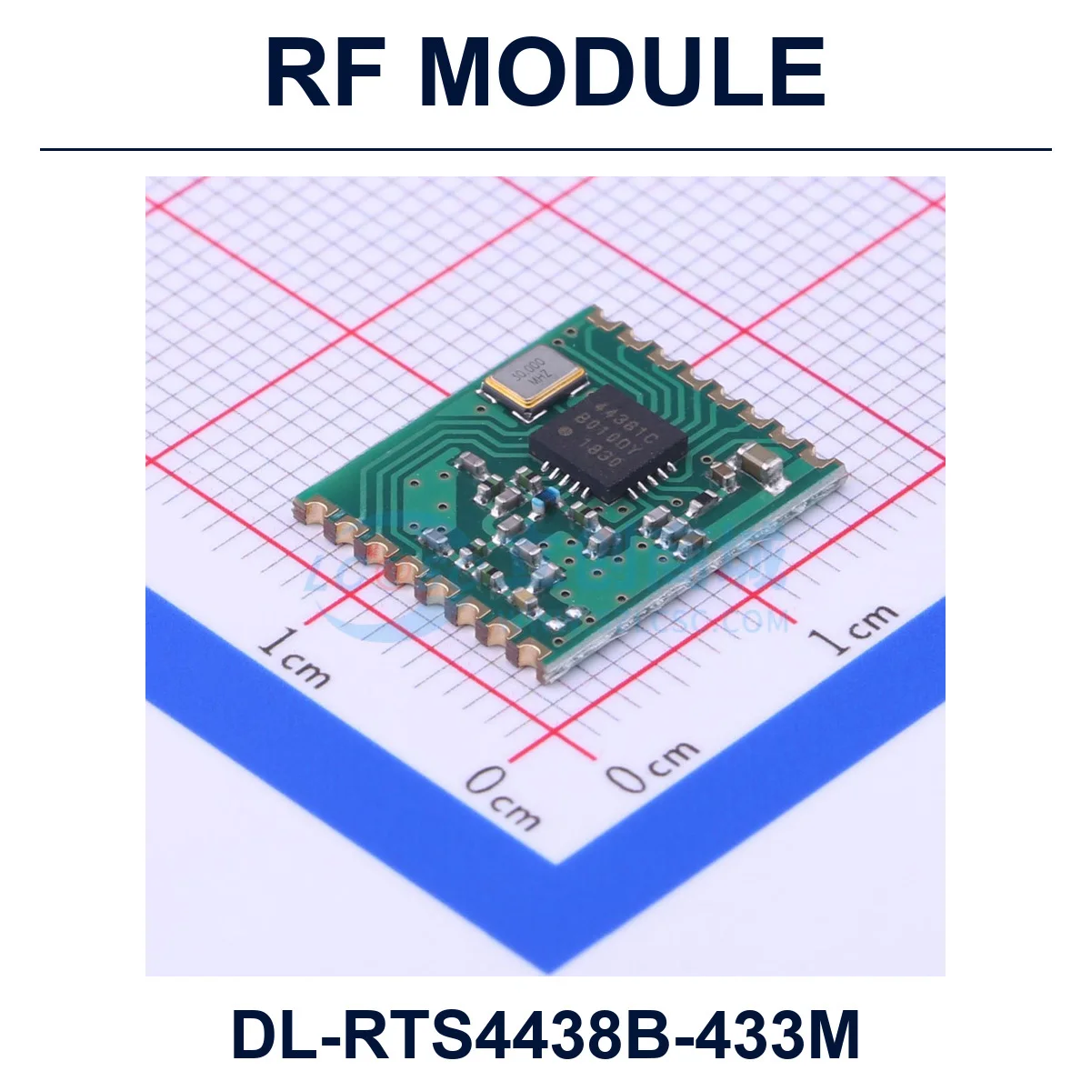 3 PCS DreamLNK DL-RTS4438B-433M RF Module 433.92MHz SPI 1.8V-3.6V