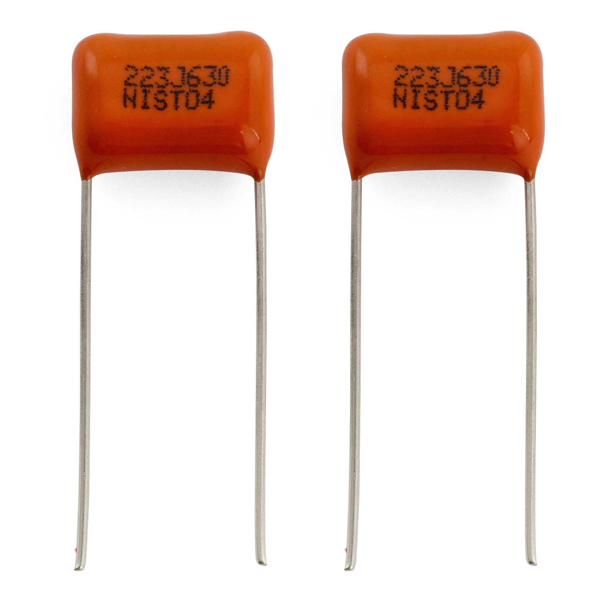 Condensadores de película de polipropileno metalizado Musiclily Pro NISSEI Japan Orange MPE CBB .022uF/.033uF/.047uF/.068uF con tolerancia del 5%