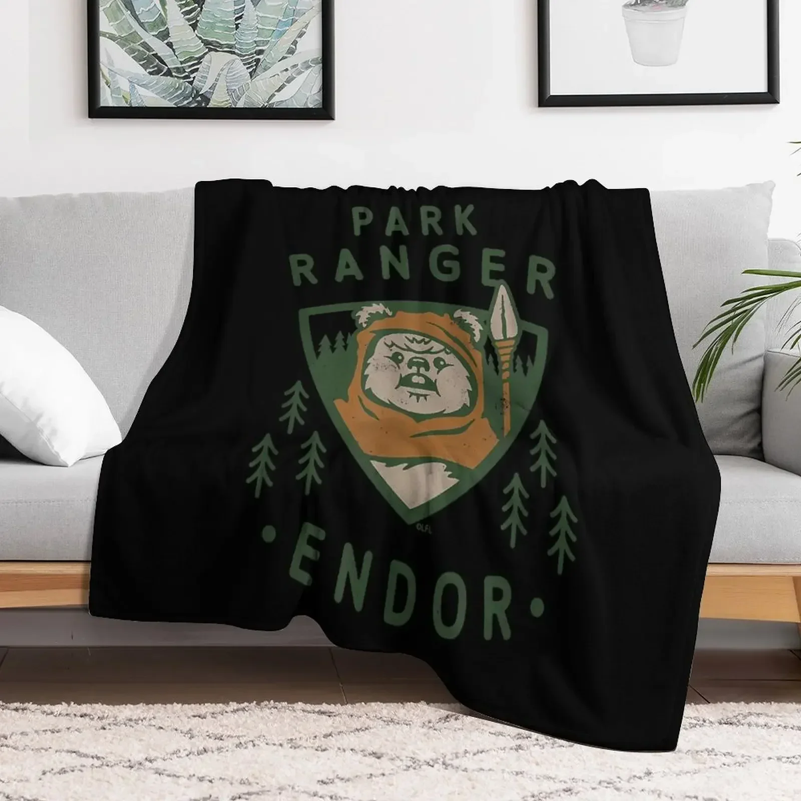 Ewok Park Ranger Endor Throw Blanket Beautifuls blankets and throws manga Blankets