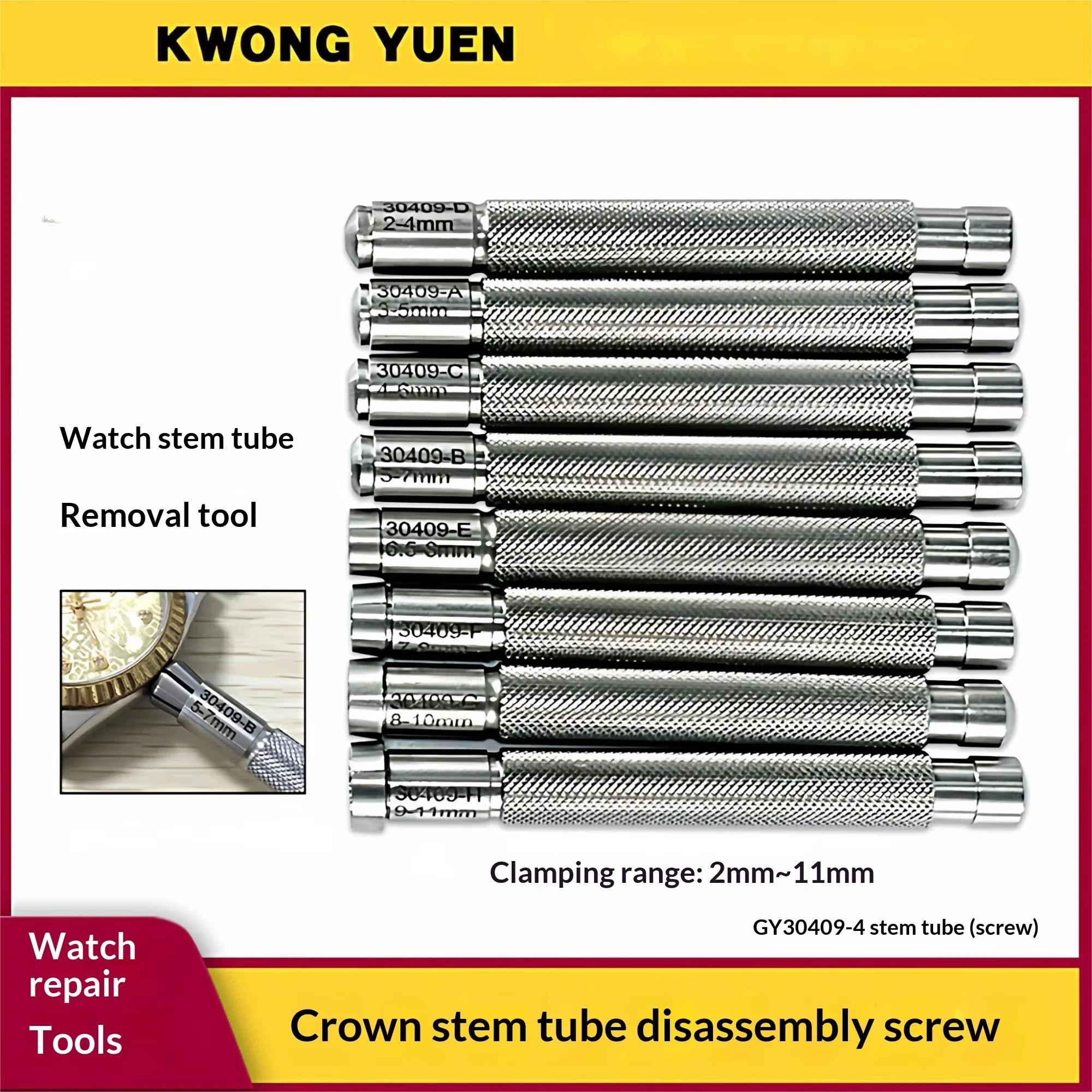 Watch Repair Tool Watch Crown Remover Crown Holding Tweezer Crown Locking Tool
