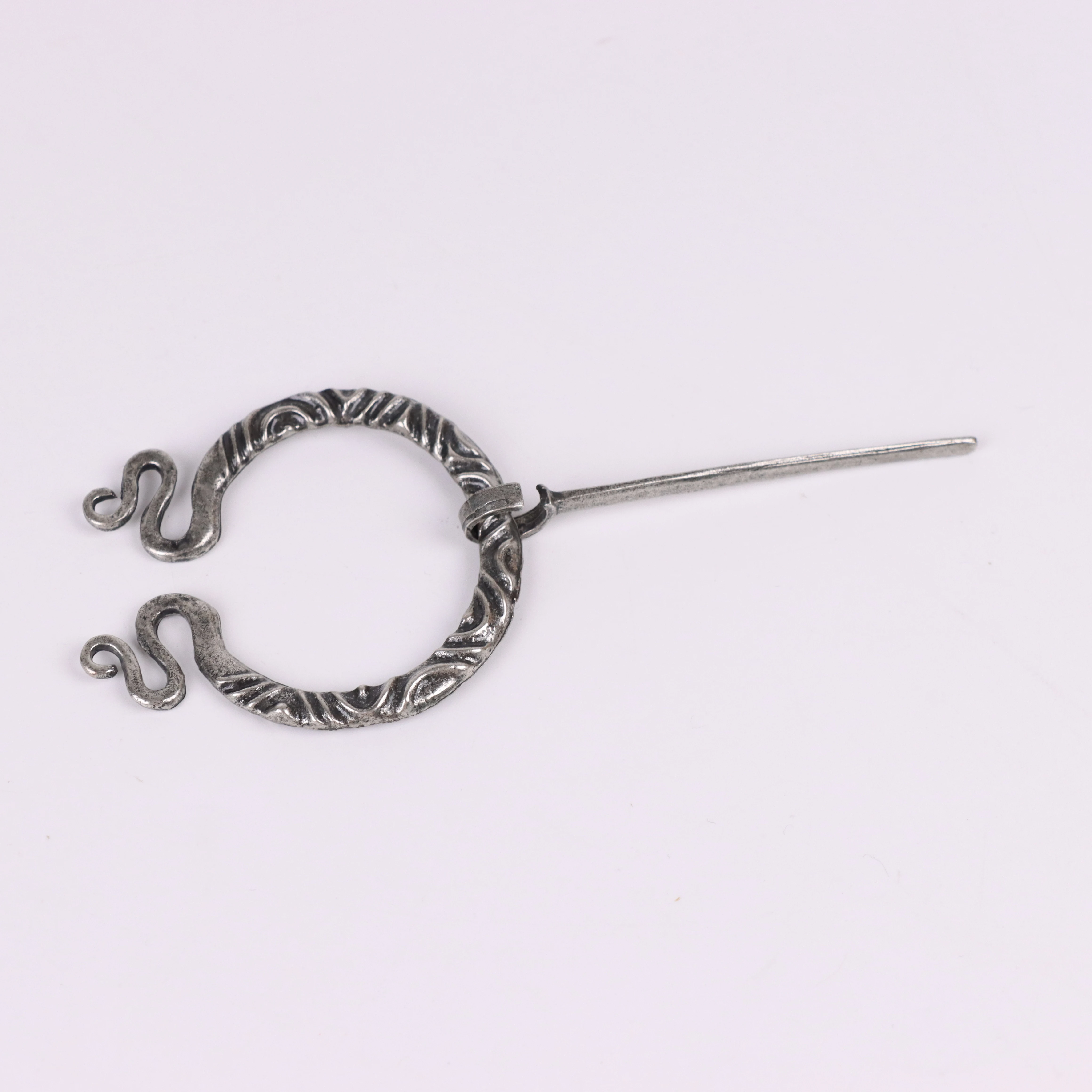 عباءة دبوس المشبك، خمر فايكنغ Penannular بروش دبوس مشبك ل عباءة وشاح شال القماش #4