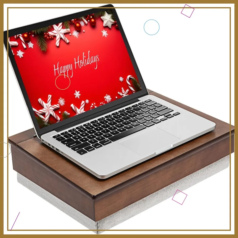 

Стол из дерева акации с отделениями для хранения ноутбуков и планшетов, винтажный дизайн