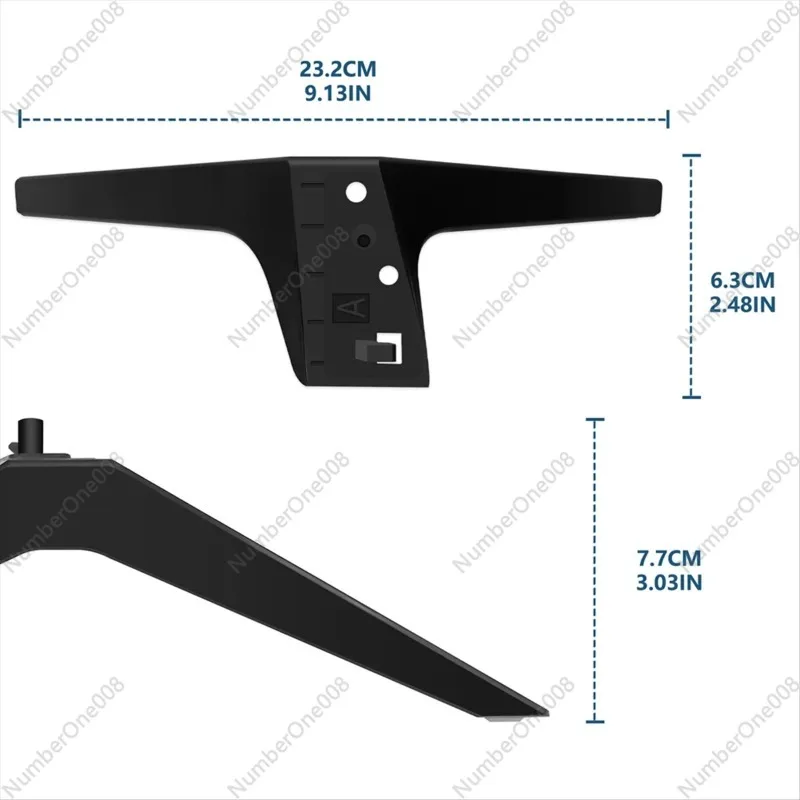 TV Stand Leg Replacement for 49 50 55 Inch Television Model 50UM7300AUE 50UK6300BUB 50UK6500AUA No Screws Included