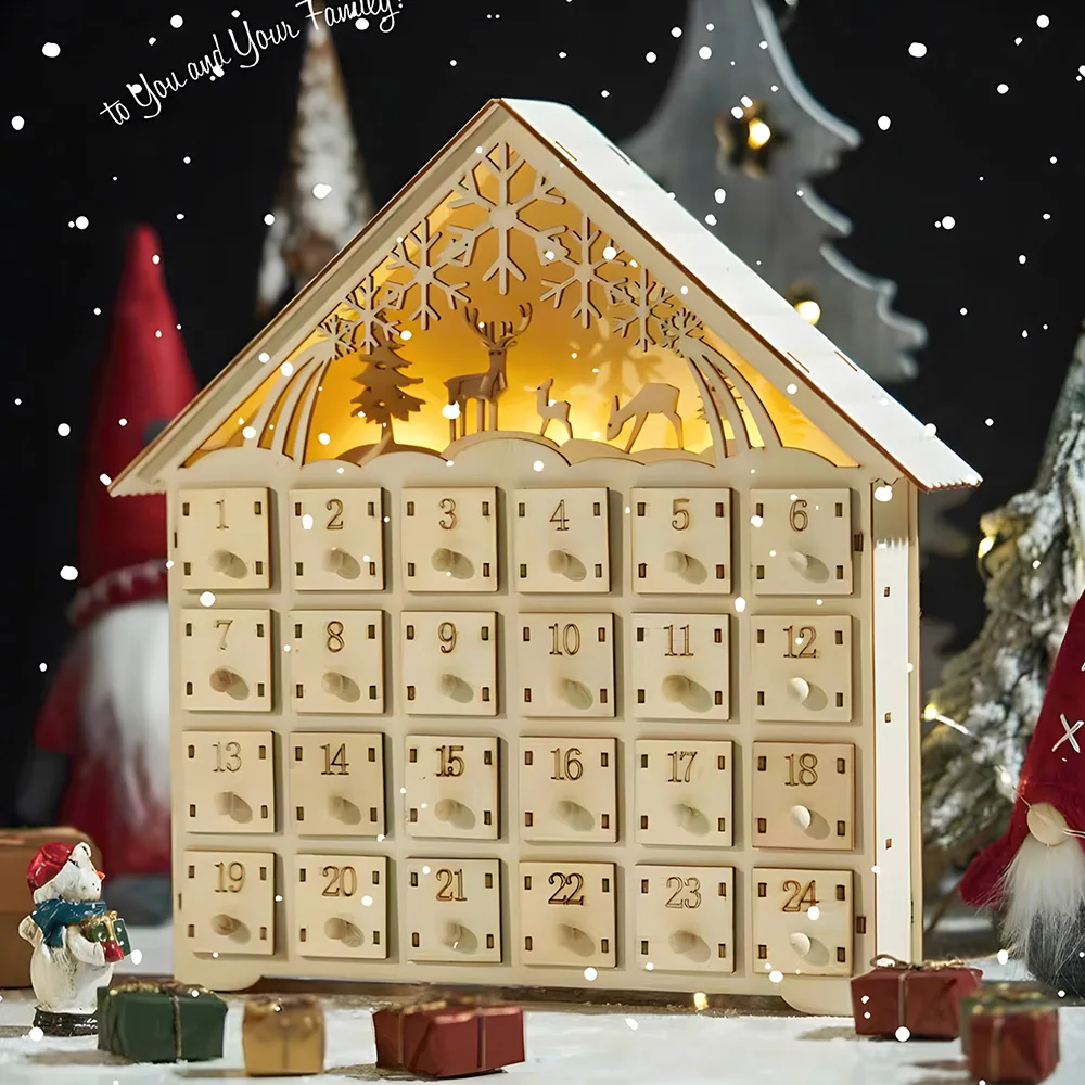 3D Wooden Puzzle House With Light Model Crafts Decoration Puzzle Christmas Toys With Wood Halloween Model Gift For Kids Girls